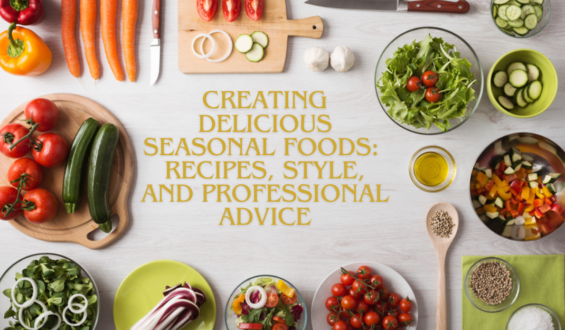 Creating Delicious Seasonal Foods: Recipes, Style, and Professional Advice