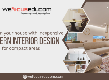 Redesign your house with inexpensive modern interior design for compact areas. 